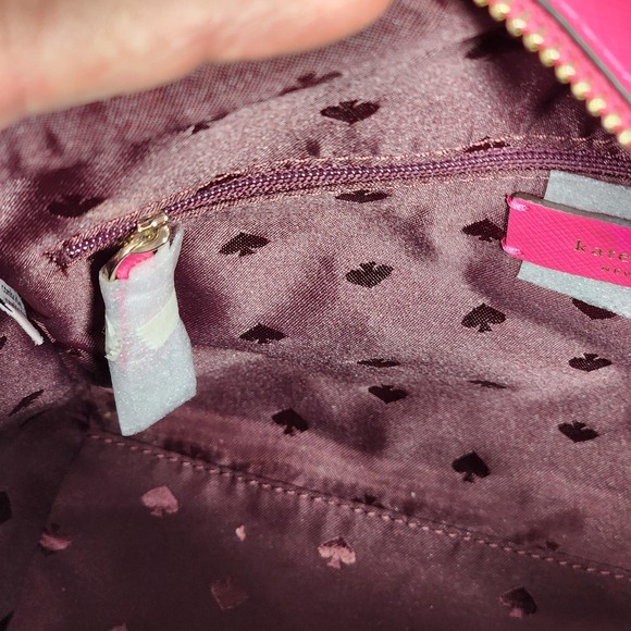 Kate Spade Margaux Medium‎ Satchel Womens Pink Leather Handbag Purse New Tag - Picture 9 of 16